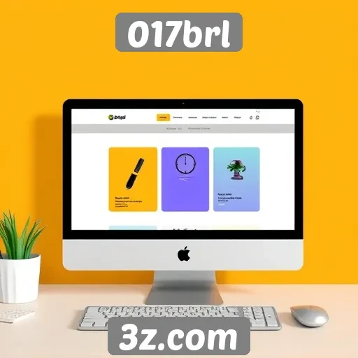 Interface do usuário no site 017brl e sua usabilidade